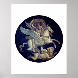 Bellerophon på Pegasus Poster