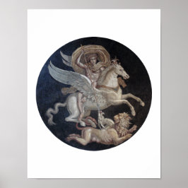 Bellerophon på Pegasus Poster