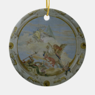 Bellerophon som rider Pegasus, c.1746-47 Julgransprydnad Keramik