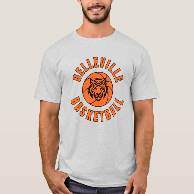 Belleville High School Basketball T-Shirt (Framsida)