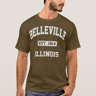Belleville Illinois IL vintage State Athletic styl T Shirt