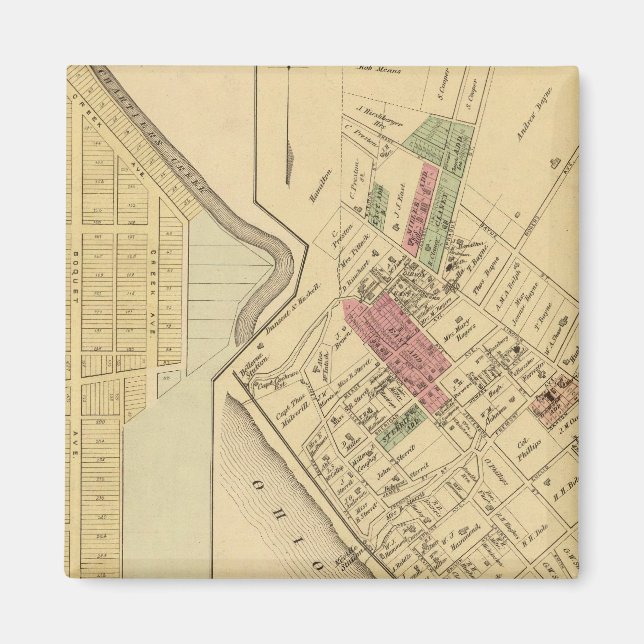 Bellevue Borough Magnet (Framsidan)