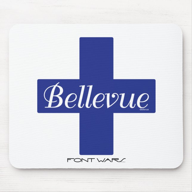 Bellevue, Font Krig Mousepad Musmatta (Framsidan)