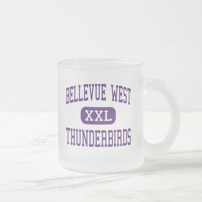 Bellevue väster - Thunderbirds - kick - Bellevue Frostad Glasmugg (Höger)