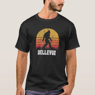 Bellevue Vintage 80 Bigoot Retro Sunset Prem T Shirt