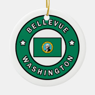 Bellevue Washington Julgransprydnad Keramik