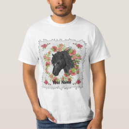 Bellflower svart häst t-shirt