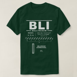 Bellingham Internationell flygplats BLI T-Shirt