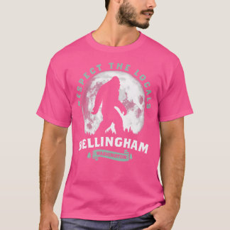 Bellingham respekterar lokalerna Sasquatch Full Mo T Shirt