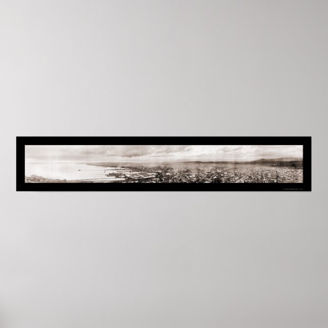 Bellingham WA Photo 1909 Poster (Framsidan)