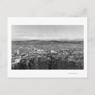 Bellingham, WA Town View från Sehome Backe 2 Vykort