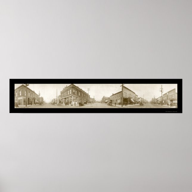 Bellingham Washington Photo 1909 Poster (Framsidan)