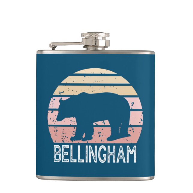 Bellingham Washington Retro Bear Fickplunta (Framsidan)