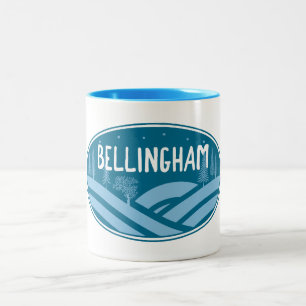 Bellingham Washington utomhus Två-Tonad Mugg