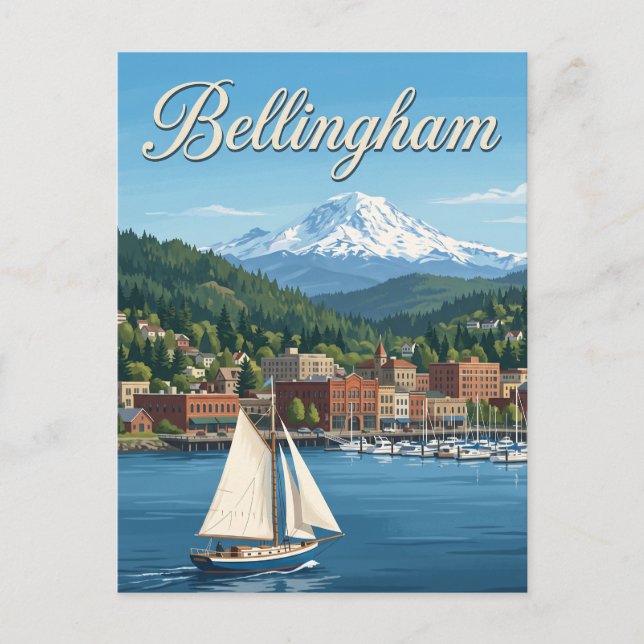 Bellingham, Washington Vykort (Framsida)