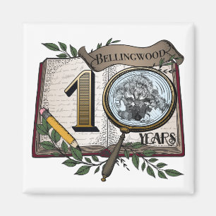 Bellingwood Tio år Magnet