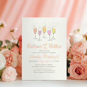 Bellinis Southern Belle Inbjudningskort för möhipp