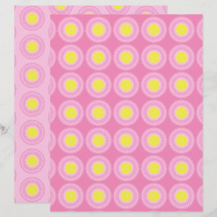 Bellis Mandala Scrapbooking Papper
