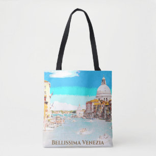 ** Bellissima - Italienskt språk Venedig Tygkasse