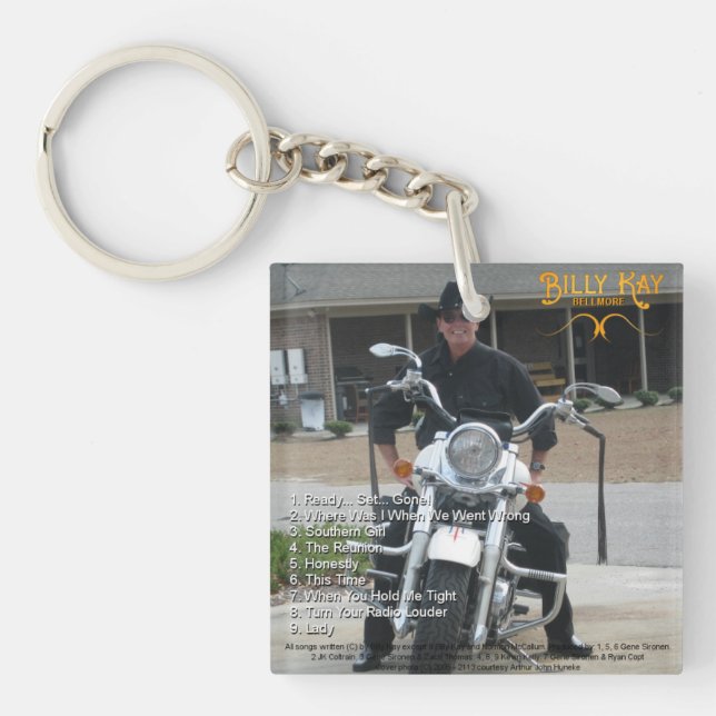 Bellmore av Billy Kay CD Back Cover Keychains (Framsidan)