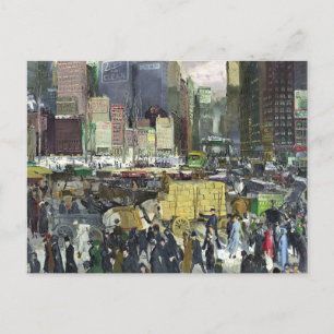 Bellows - New York, berömd-målning, Vykort