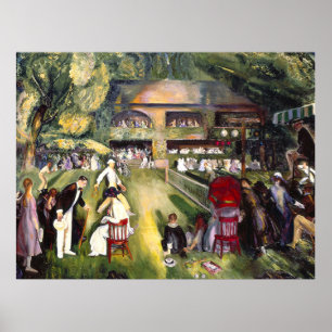 Bellows - Tennis at Newport, bra art, Poster