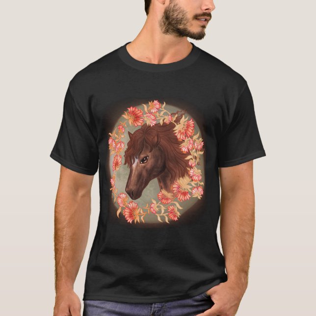 Bellros Chestnut Horse T-Shirt (Framsida)