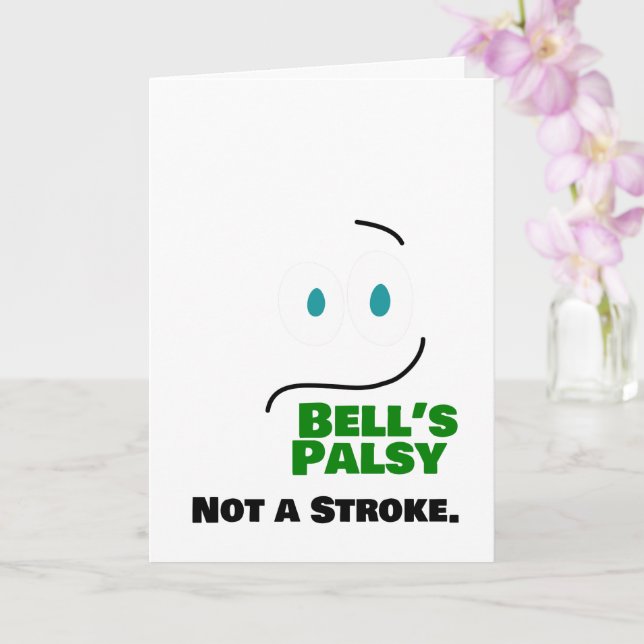 Bell's Palsy - inte en stroke — Kort (Orkide)