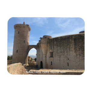 Bellver slott, Palma, Mallorca, Spanien på en Magnet