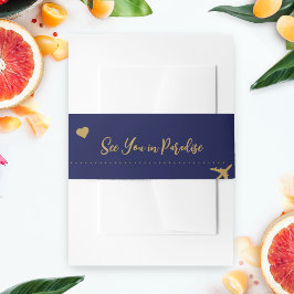 Belly Band Band Belly Band inbjuden till bordsbröl För Inbjudningskort