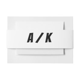 BELLY BAND BAND FÖR INBJUDNINGSKORT