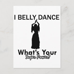 Belly Dance-design Vykort
