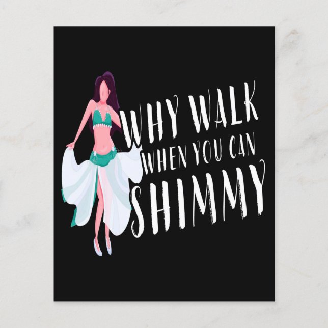 Belly dance flygblad (Framsidan)