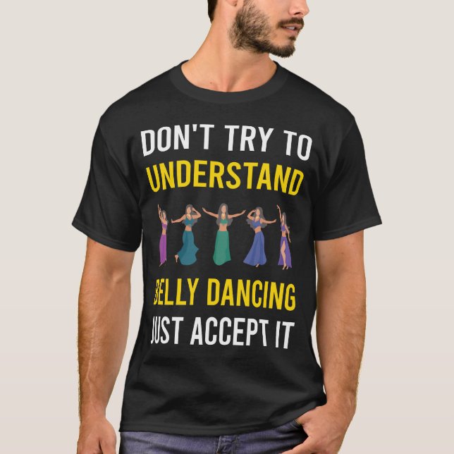Belly Dance Magdans Bellydancing Bellydancer T Shirt (Framsida)