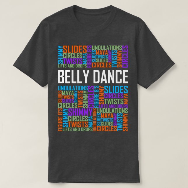 Belly Dance Ord T Shirt (Design framsida)