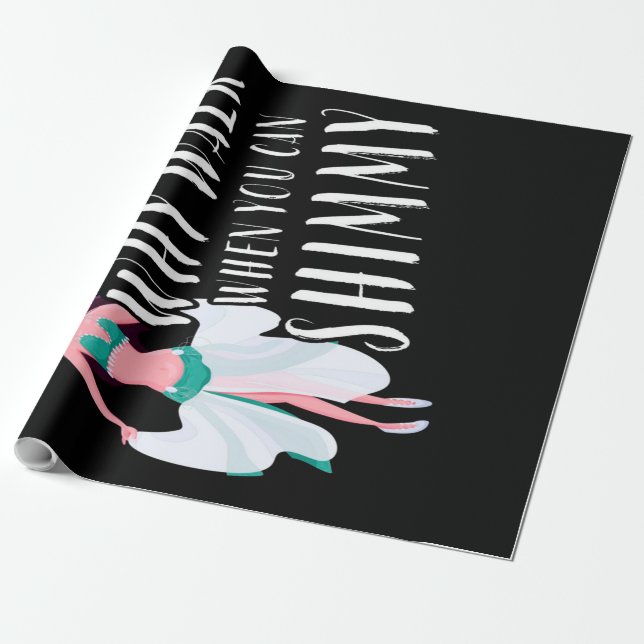 Belly dance presentpapper (Utrullad)