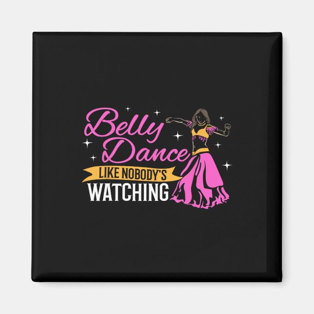 Belly Dance Professionell Hip Belly Dancer Pro Bel Magnet (Framsidan)