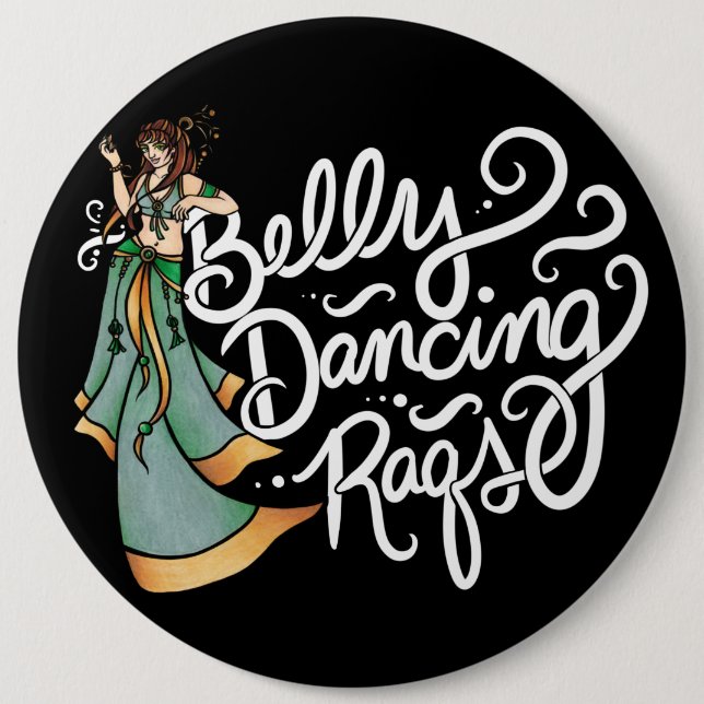 Belly Dance RAQS Roligt Belly Dancing Knapp (Framsida)