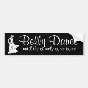 Belly Dance till kamelernas kom hem Bildekal