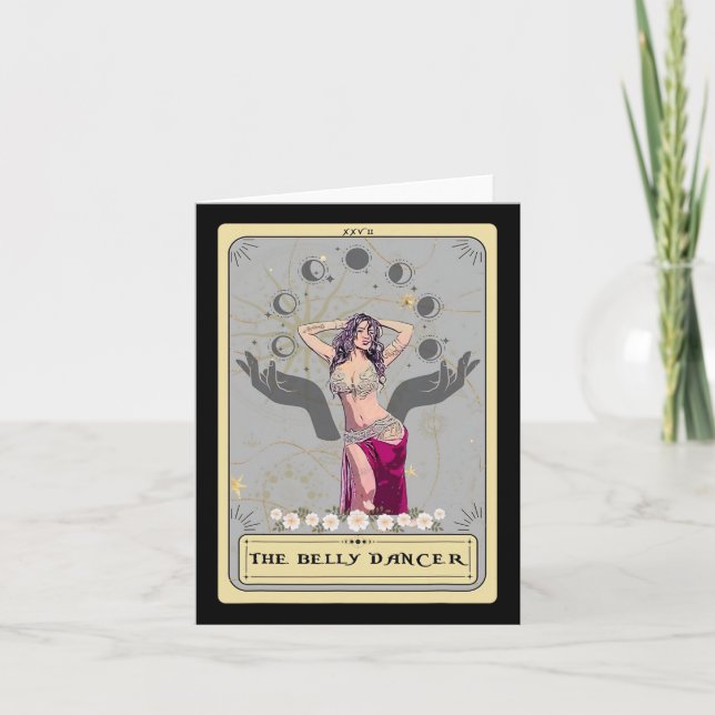 Belly Dance Top Tarot Belly Dancing Tarot Card Kort (Framsida)