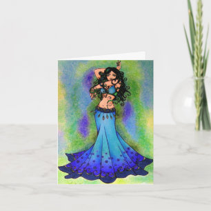 Belly Dancer Anteckningskort