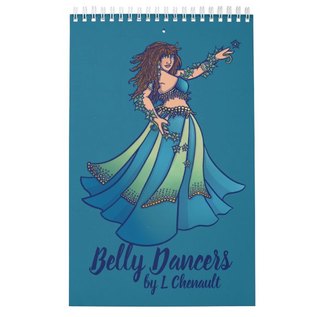 Belly Dancer art Kalender (Omslag)