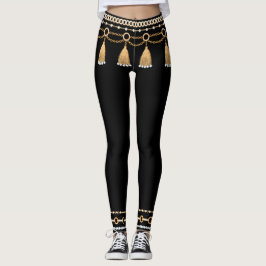 Belly Dancer Chains Leggings