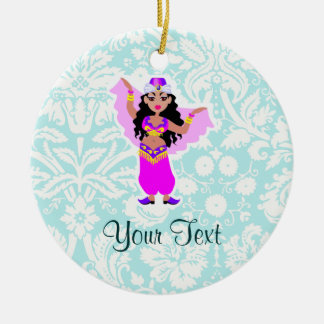 Belly Dancer; Cute Julgransprydnad Keramik