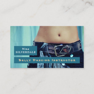 Belly Dancer, Dancing Instructor Visitkort