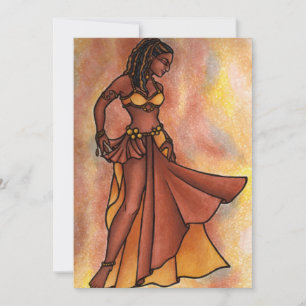 Belly Dancer Goddess Inbjudningar