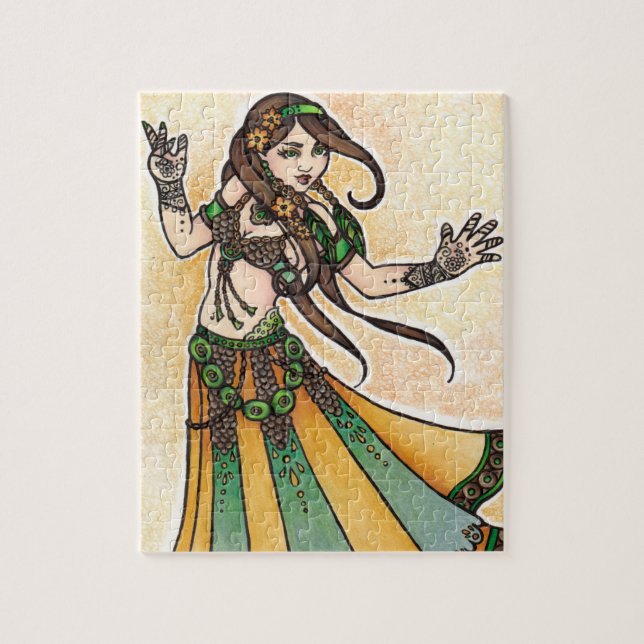 Belly Dancer Goddess Pussel (Vertikal)