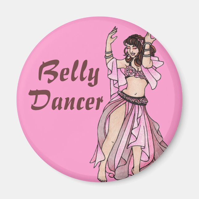 Belly Dancer Habibi Magnet (Framsidan)