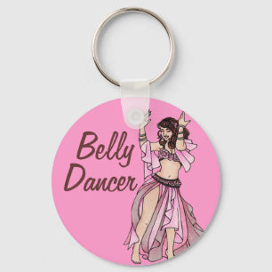 Belly Dancer Habibi Nyckelring