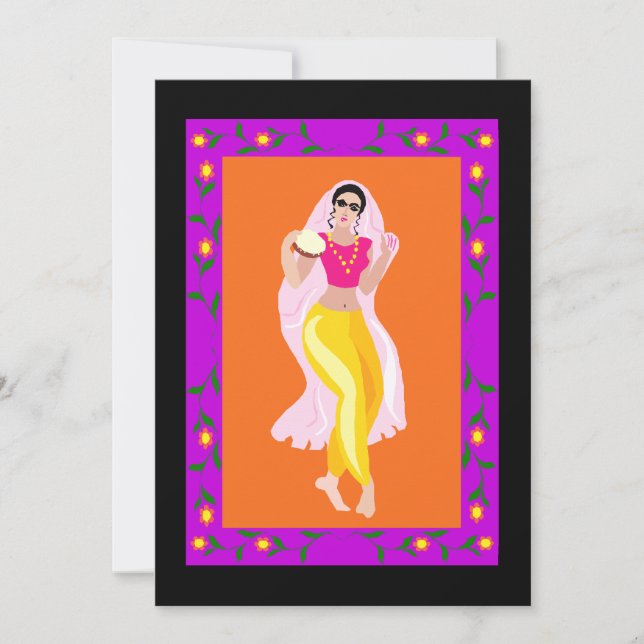 Belly Dancer Inbjudningar (Framsida)